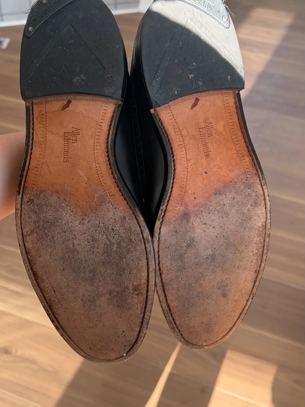 Allen Edmonds Men MacNeil Wing Black-Handcrafted in USA 12 D